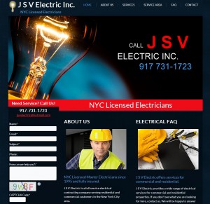Electrician Web Design